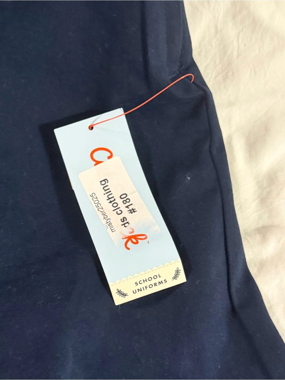Carters Navy Pleated School Uniform Skort